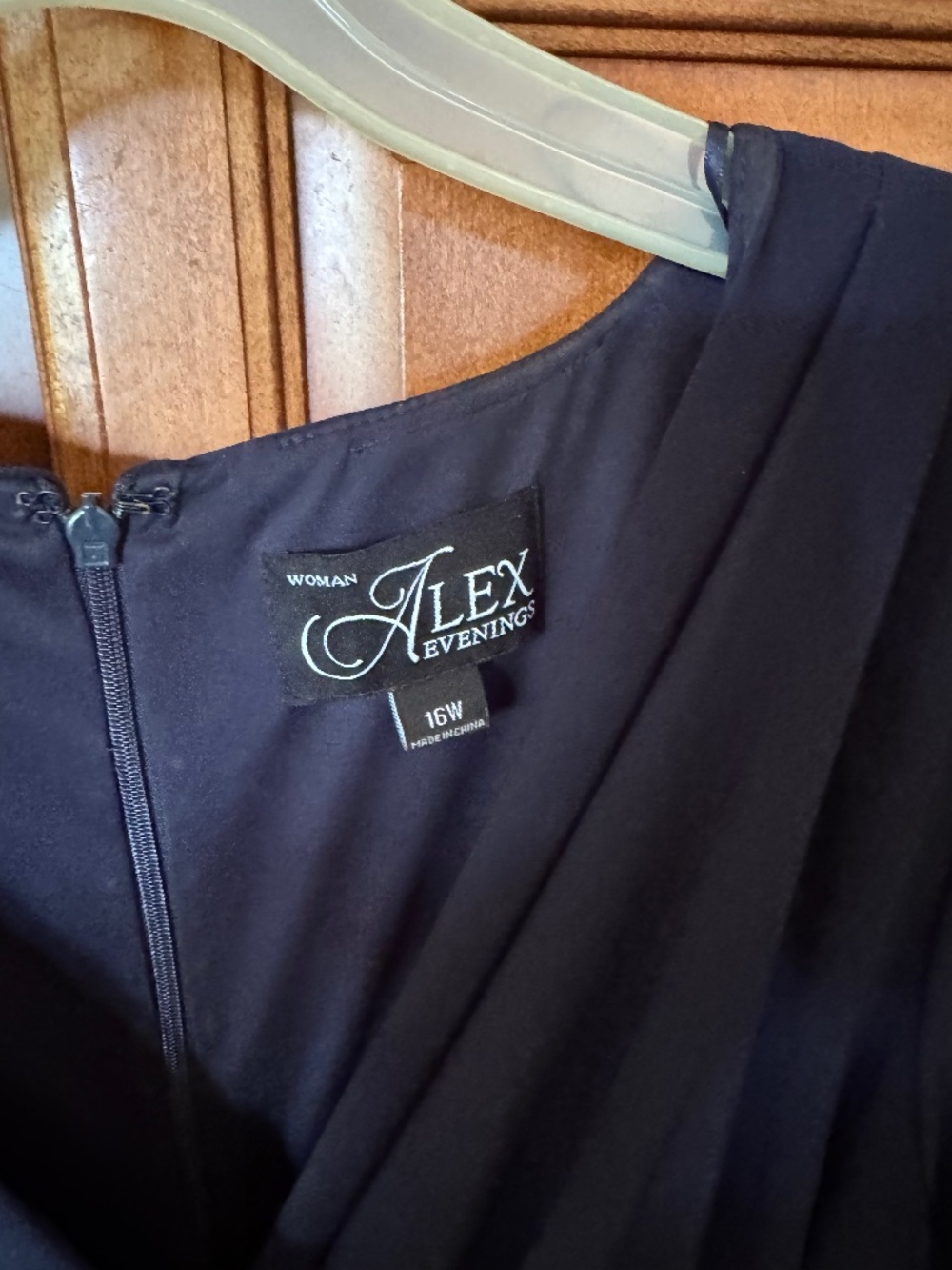 Alex Evenings Navy plus size Cocktail Dress